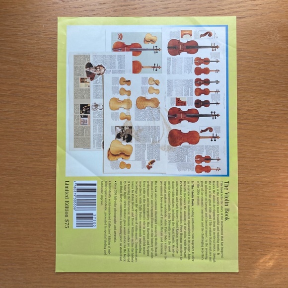 The Violin Book (1999) with slipcover, limited edition of 6000 - Picture 9 of 9